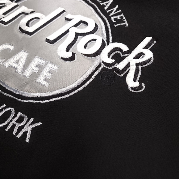 Vintage Hard Rock Cafe New York Crewneck Sweatshirt Embroidered Mens Medium EUC! - Picture 7 of 15